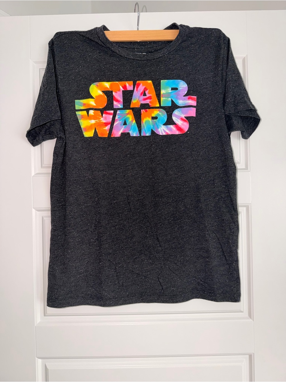 Star Wars Kids Tie-Dye Logo Tee - Black with Multicolor Print